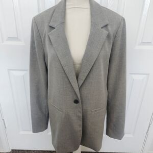 Women's GAP Size 18 Gray Single Button Blazer